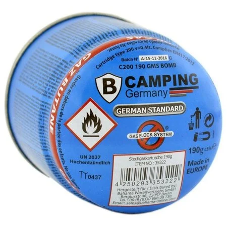 Gasdose | Camping Gasfüllung | Gaskartusche | Butangas | 190 g – Bild 2