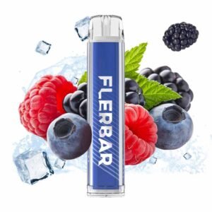Flerbar Blue Razz – 600 Züge 20 mg