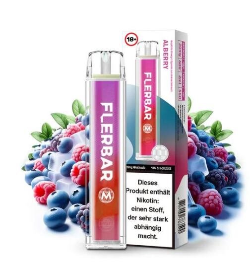 Flerbar Alberry – 600 Züge 20 mg