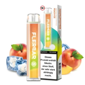 Flerbar Peach Ice – 600 Züge 20 mg