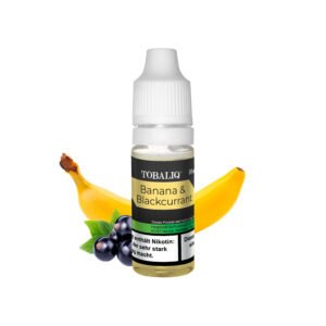 TOBALIQ E-Liquid – 0mg Nikotin – Banana & Blackcurrant