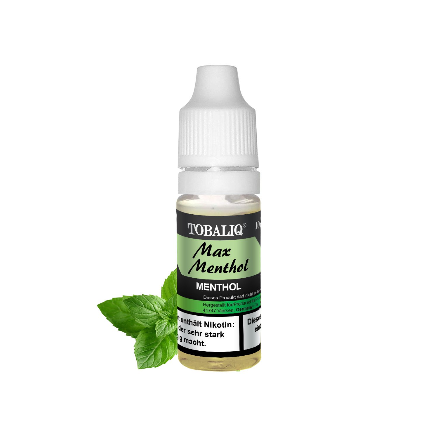 TOBALIQ E-Liquid – 3mg Nikotin – Max Menthol