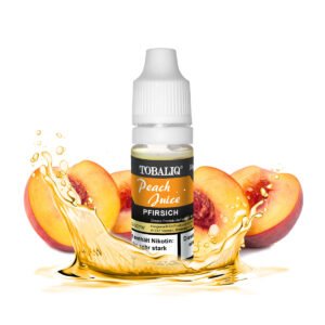 TOBALIQ E-Liquid – 6mg Nikotin – Peach Juice