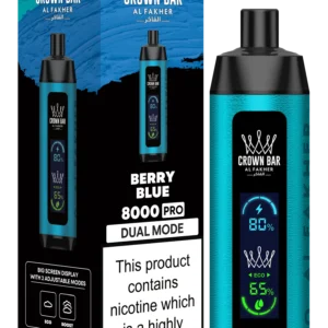 Crown Bar 8000 Pro - Berry Blue