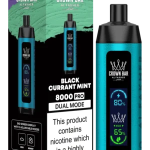 Crown Bar 8000 Pro - Blackcurrant Mint