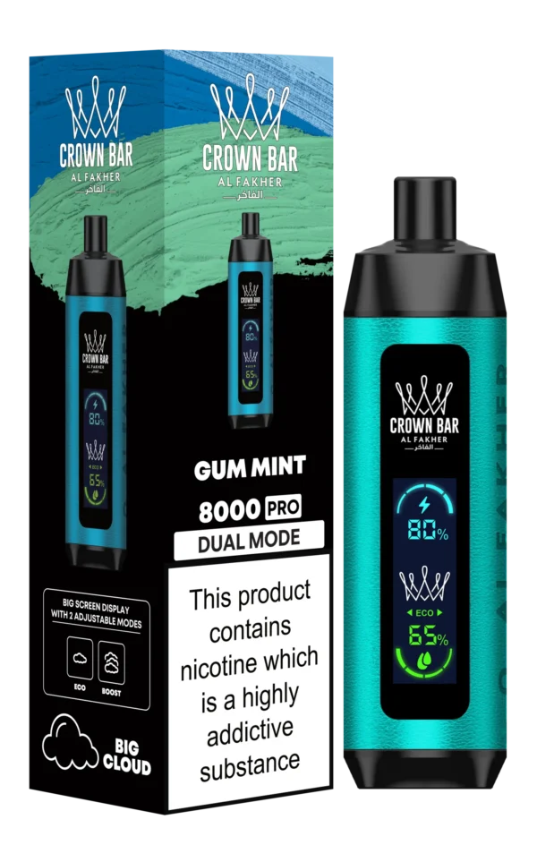 Crown Bar 8000 Pro - Gum Mint