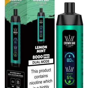 Crown Bar 8000 Pro - Lemon Mint
