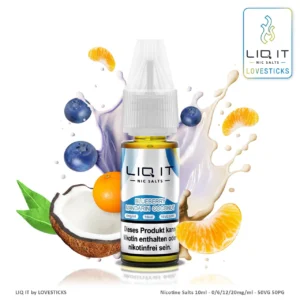 LIQIT - BLUEBERRY MANDARIN COCONUT 0mg/ml (nikotinfrei)
