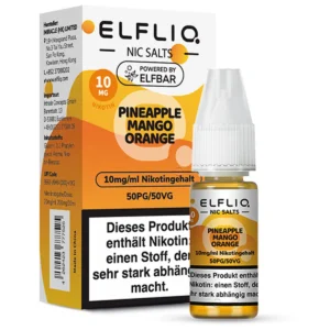 ELFLIQ Pineapple Mango Orange Nikotinsalz Liquid peach
