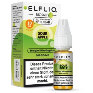 ELFLIQ Sour Apple Nikotinsalz Liquid
