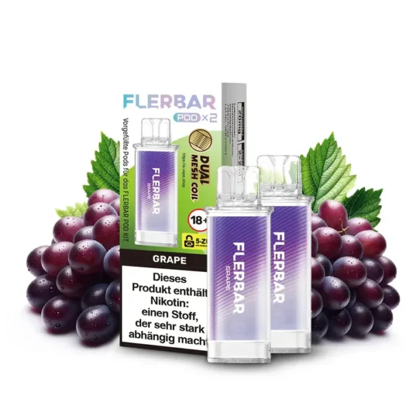 Flerbar 2x Pod Grape – 20 mg/ml Nikotin