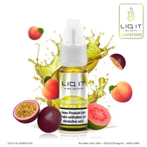 LIQIT - PEACH PASSIONFRUIT GUAVE 0mg/ml (nikotinfrei)