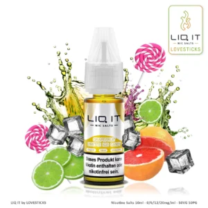 LIQIT - GRAPEFRUIT LIMETTE ICE CANDY 0mg/ml (nikotinfrei)