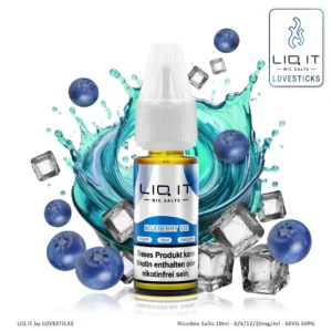 LIQIT - BLUEBERRY ICE 0mg/ml (nikotinfrei)