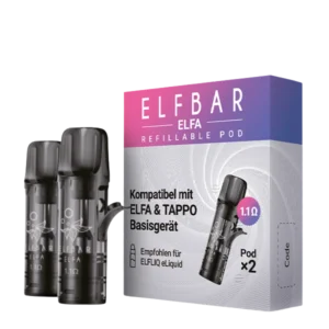 Elfbar ELFA – Refillable Pod 1.1 Ohm Ω (2er Pack)