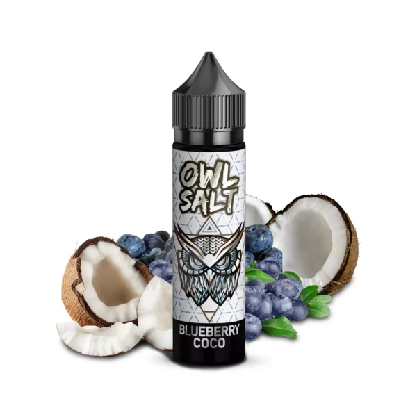 Blueberry Coco Aroma OWL Salt Longfill 10 ml in 60 ml