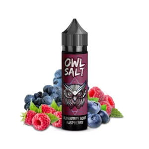 Blueberry Sour Raspberry Aroma OWL Salt Longfill 10 ml in 60 ml