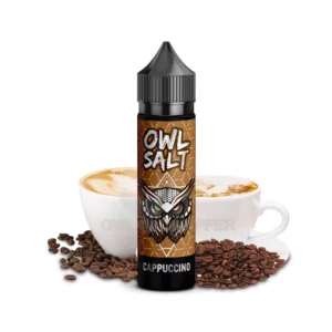 Cappuccino Aroma OWL Salt Longfill 10 ml in 60 ml