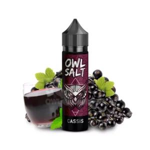 Cassis Aroma OWL Salt Longfill 10 ml in 60 ml