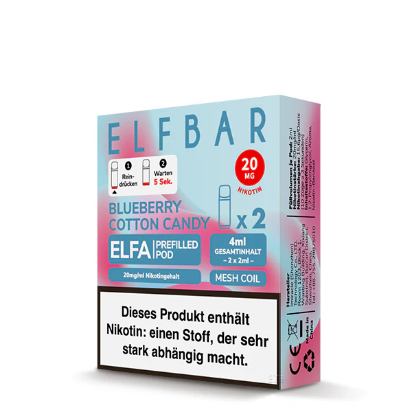 ELFA Prefilled Pod Blueberry Cotton Candy