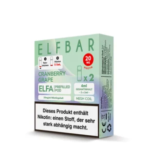 ELFA Prefilled Pod Cranberry Grape