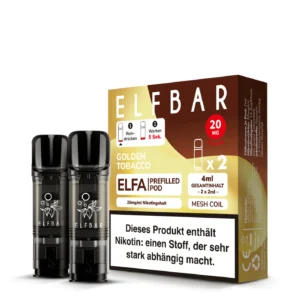 ELFA Prefilled Pod Golden Tobacco