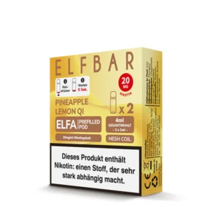 ELFA Prefilled Pod Pineapple Lemon Qi
