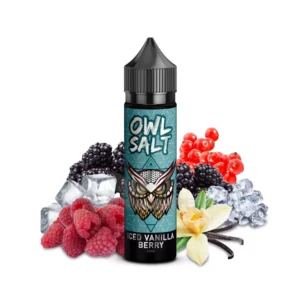 Iced Vanilla Berry Aroma OWL Salt Longfill 10 ml in 60 ml