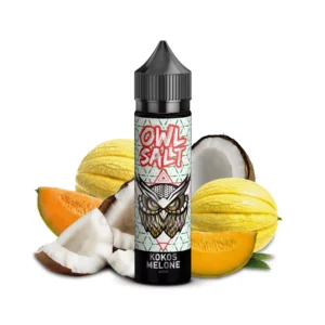 Kokos Melone Aroma OWL Salt Longfill 10 ml in 60 ml