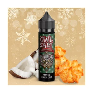 Kokosmakrone Aroma Weihnachtsedition OWL Salt Longfill 10 ml in 60 ml