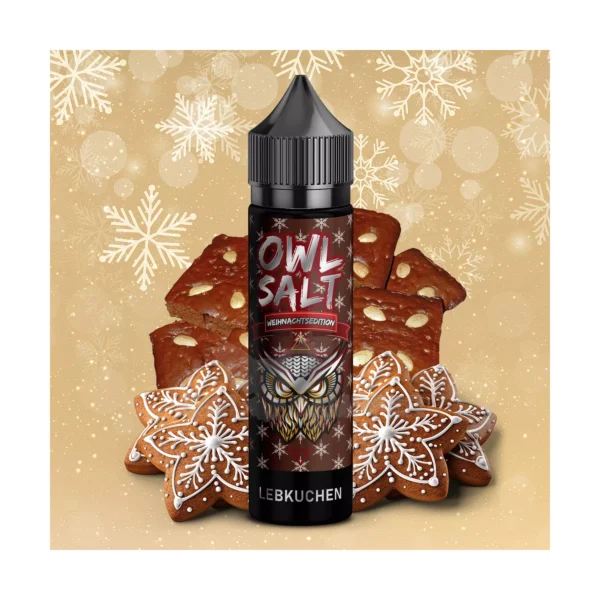 Lebkuchen Aroma Weihnachtsedition OWL Salt Longfill 10 ml in 60 ml