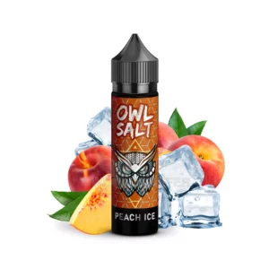 Peach Ice Aroma OWL Salt Longfill 10 ml in 60 ml