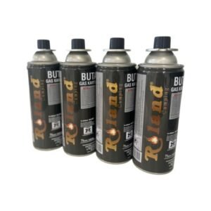 4 x Butan Gaskartusche mit Ventil 400ml