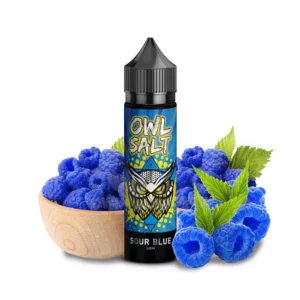 Sour Blue Aroma OWL Salt Longfill 10 ml in 60 ml