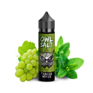 Traube Minze Aroma OWL Salt Longfill 10 ml in 60 ml